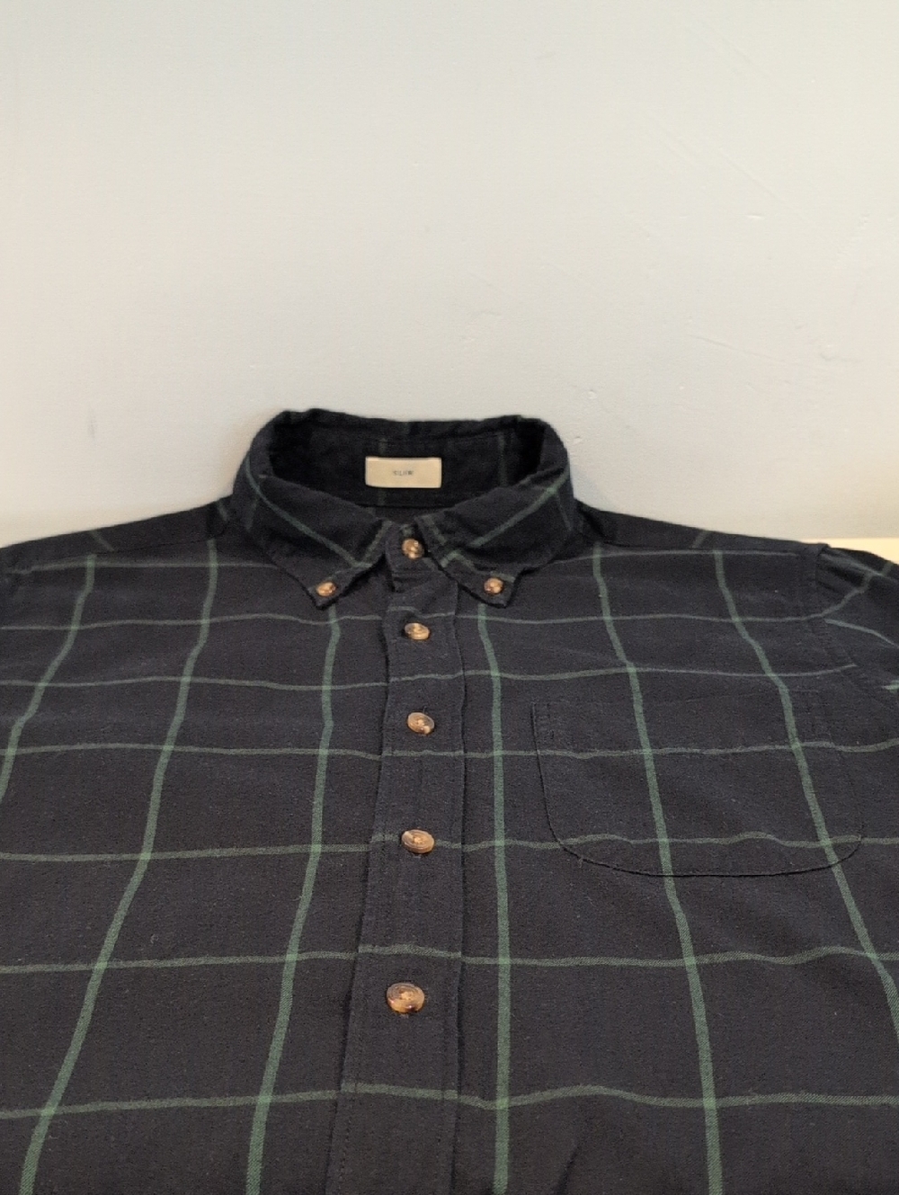 J. Crew Men's Small Slim Fit Brushed Twill Button Down Shirt Style #BJ789 - Picture 6 of 14